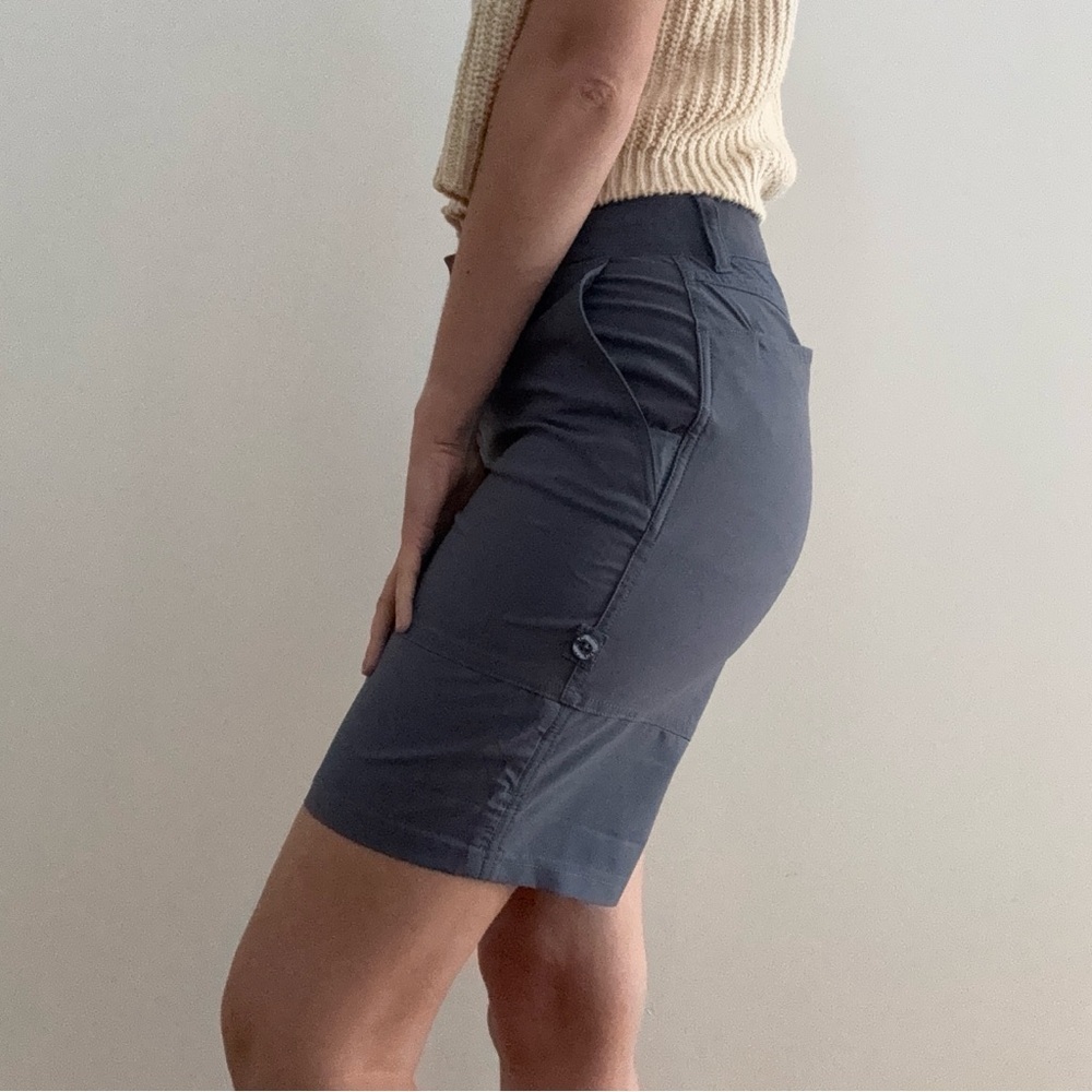 THE NORTH FACE Women's Wandur Hike Shorts Blue Grey  - 4